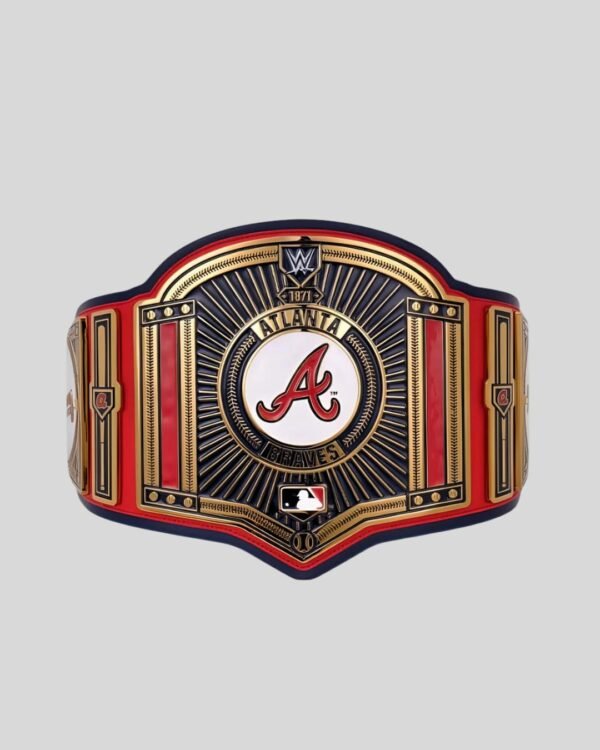 Atlanta Braves WWE MLB Legacy Belt – Championship Title with Custom Options