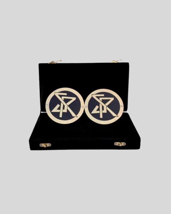 New Seth Rollins Side Plates WWE Championship Box Set – Brass Metal Belt Inserts