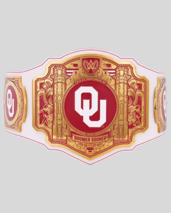 WWE Oklahoma Sooners Championship Legacy Title Belt