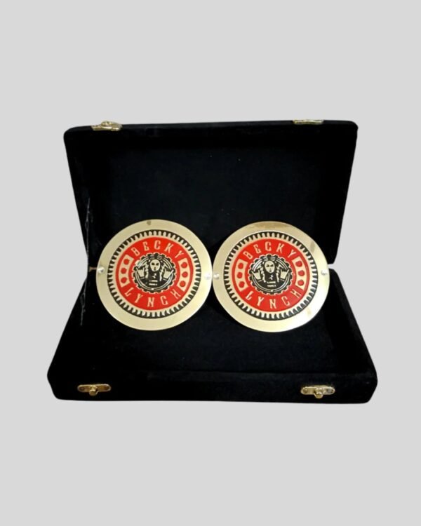 Becky Lynch Side Plates WWE Championship Title Box Set