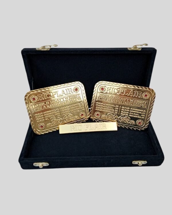 Ric Flair Side Plates WCW Title Championship Box Set