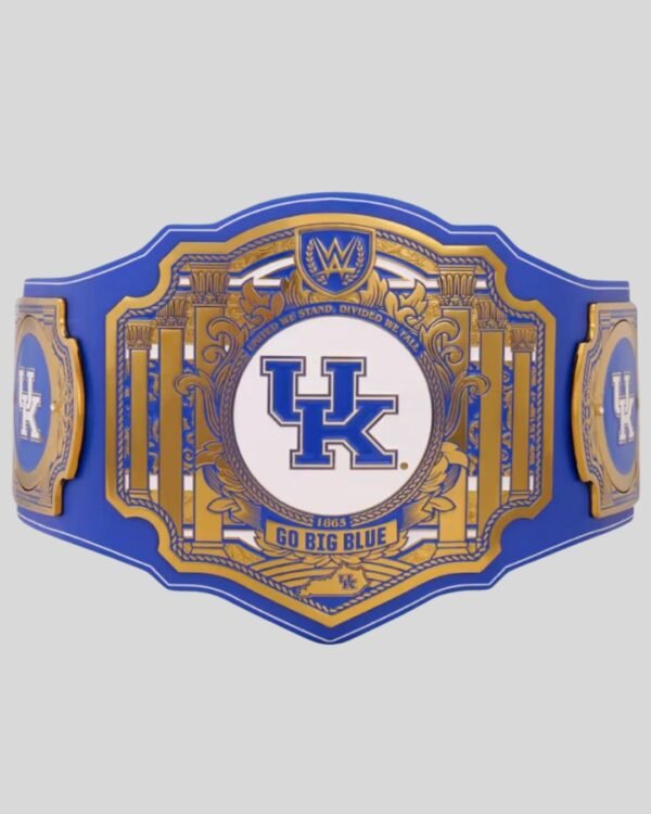 Kentucky Wildcats WWE Championship Belt – Legacy Edition – Brass Metal Title