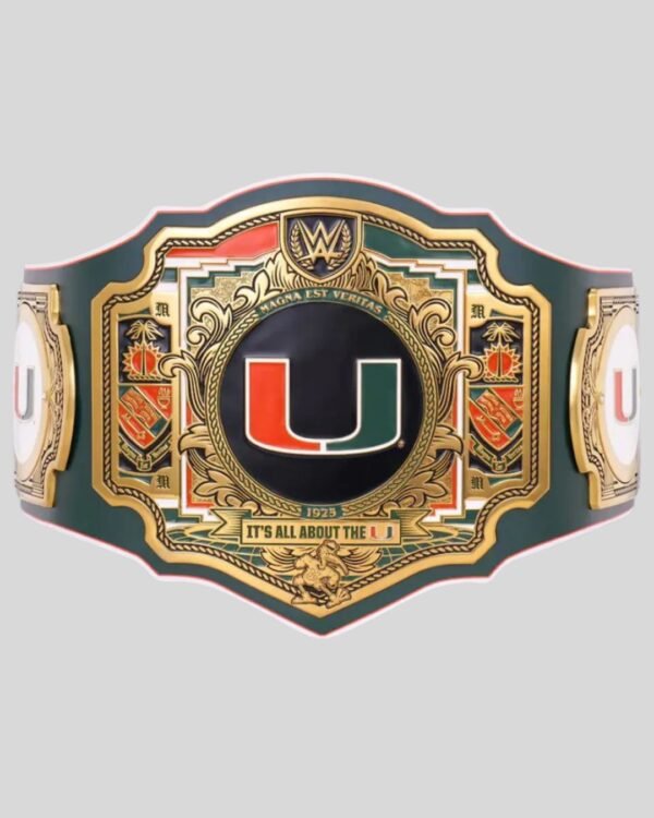 Miami Hurricanes WWE Championship Belt – Legacy Title