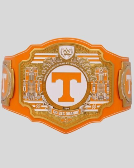 WWE Tennessee Volunteers Championship Belt – Legacy Title – Brass Metal Plates