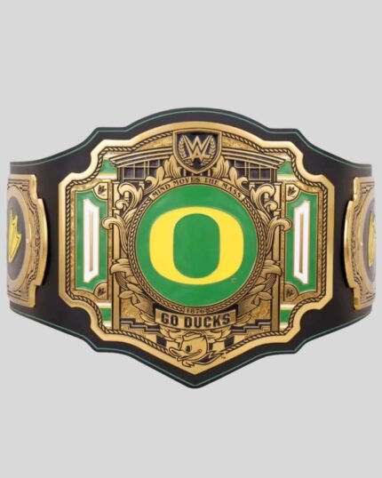 WWE West Oregon Ducks Championship Belt – Legacy Title – Brass Metal Plates