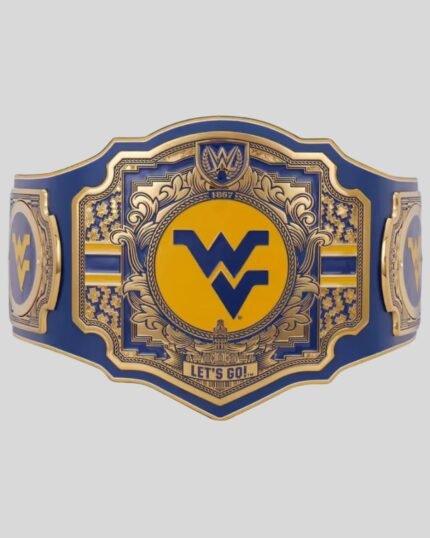 WWE West Virginia Mountaineers Wrestling Belt – Legacy Title – Brass Championship Belt